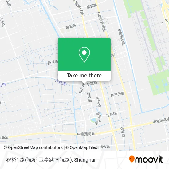 祝桥1路(祝桥-卫亭路南祝路) map