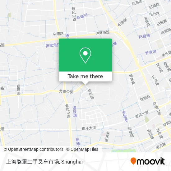 上海骆重二手叉车市场 map