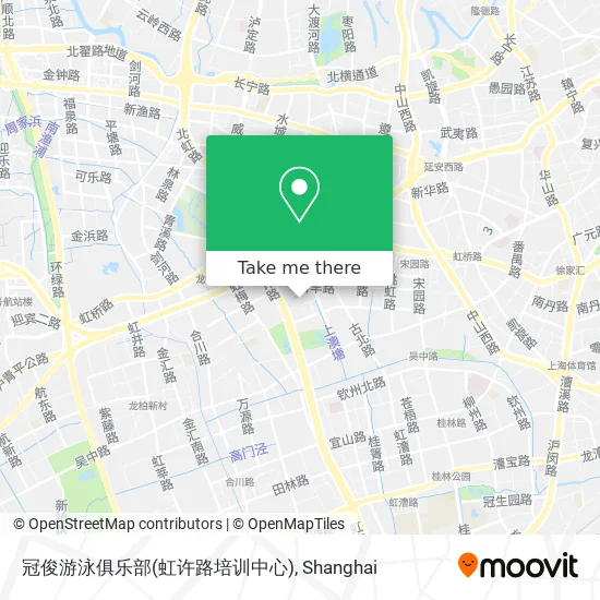 冠俊游泳俱乐部(虹许路培训中心) map