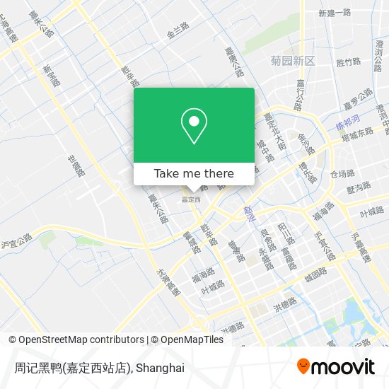 周记黑鸭(嘉定西站店) map