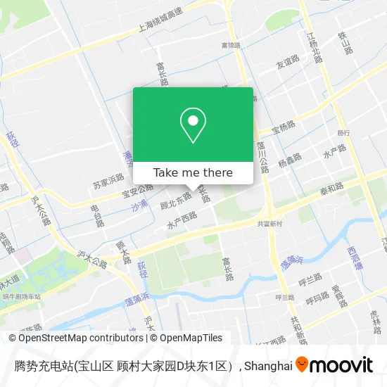 腾势充电站 map