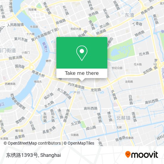 东绣路1393号 map