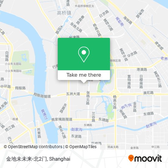 金地未未来-北2门 map