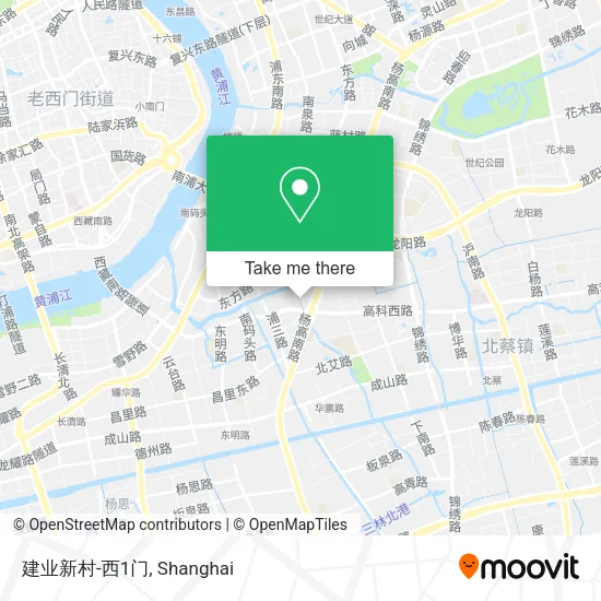 建业新村-西1门 map