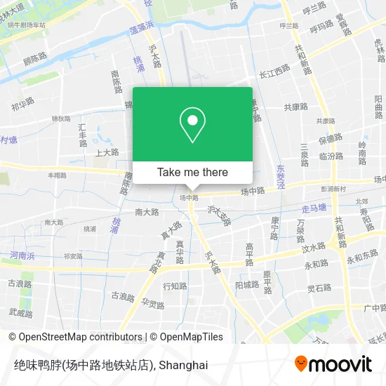 绝味鸭脖(场中路地铁站店) map