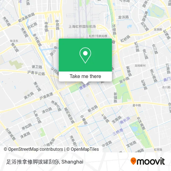 足浴推拿修脚拔罐刮痧 map