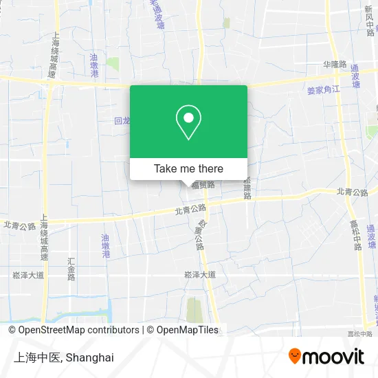 上海中医 map