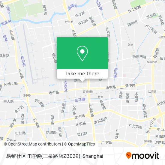 易帮社区IT连锁(三泉路店ZB029) map