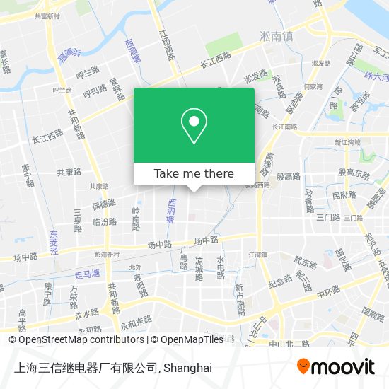 上海三信继电器厂有限公司 map