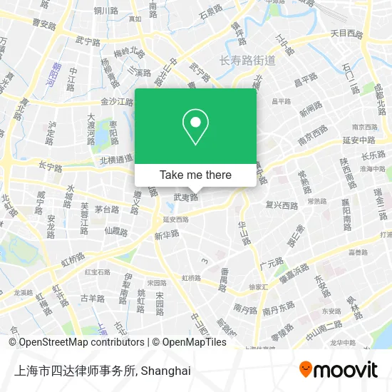 上海市四达律师事务所 map