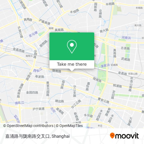 嘉涌路与陇南路交叉口 map