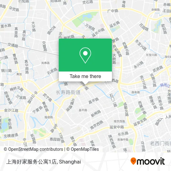 上海好家服务公寓1店 map