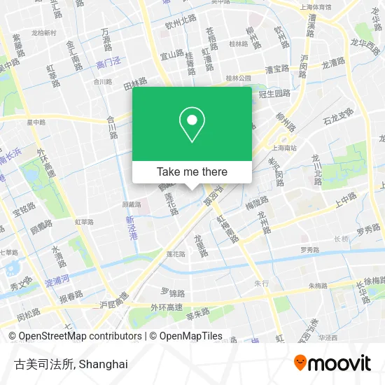 古美司法所 map