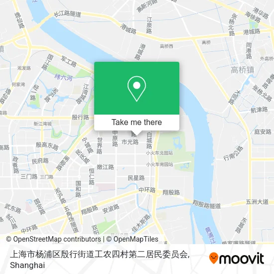 上海市杨浦区殷行街道工农四村第二居民委员会 map