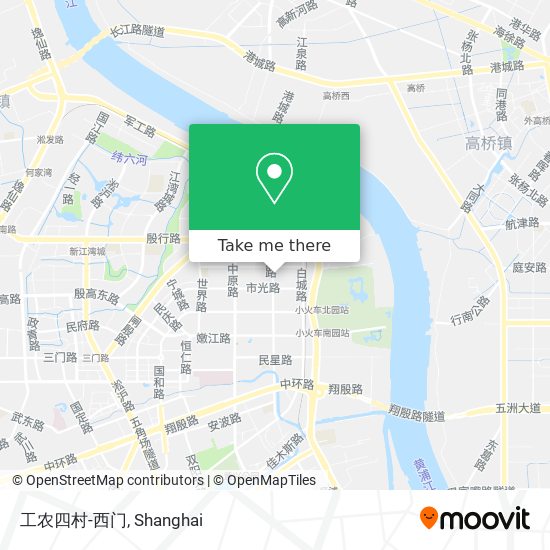 工农四村-西门 map
