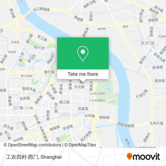 工农四村-西门 map