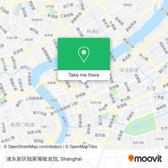 浦东新区陆家嘴敬老院 map