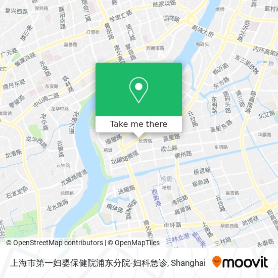 上海市第一妇婴保健院浦东分院-妇科急诊 map