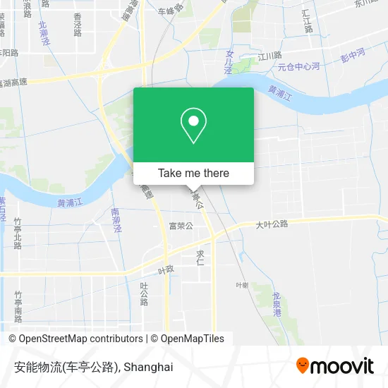 安能物流(车亭公路) map