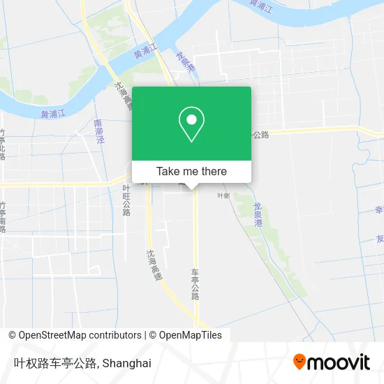叶权路车亭公路 map