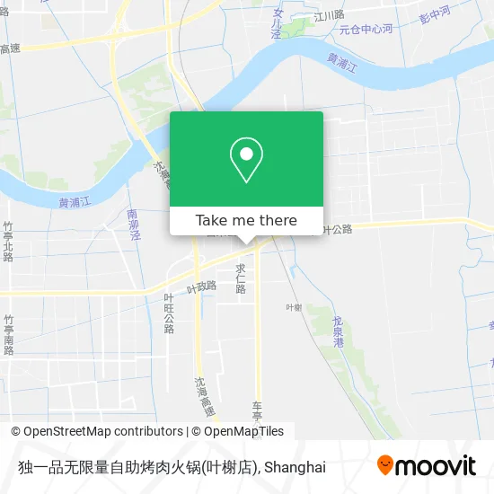 独一品无限量自助烤肉火锅(叶榭店) map