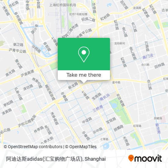 阿迪达斯adidas(汇宝购物广场店) map