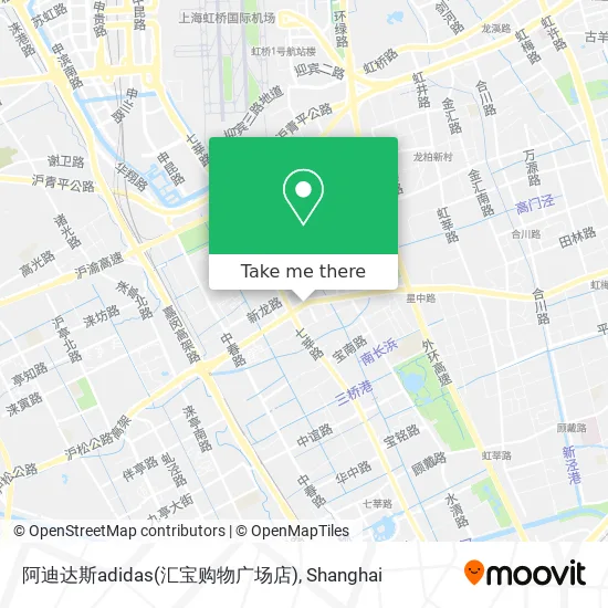 阿迪达斯adidas(汇宝购物广场店) map