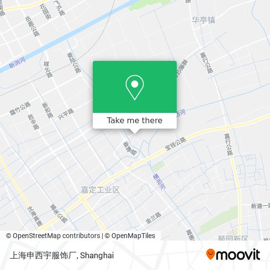 上海申西宇服饰厂 map