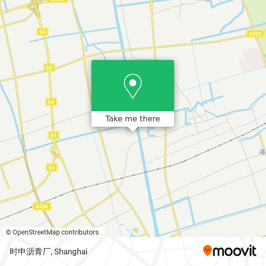 时申沥青厂 map