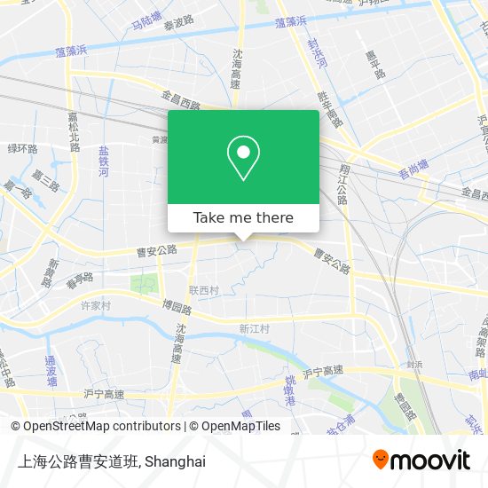 上海公路曹安道班 map
