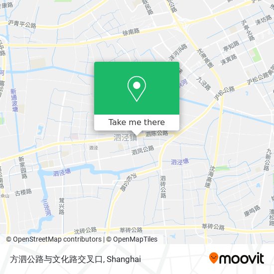 方泗公路与文化路交叉口 map