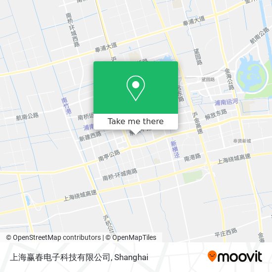 上海赢春电子科技有限公司 map