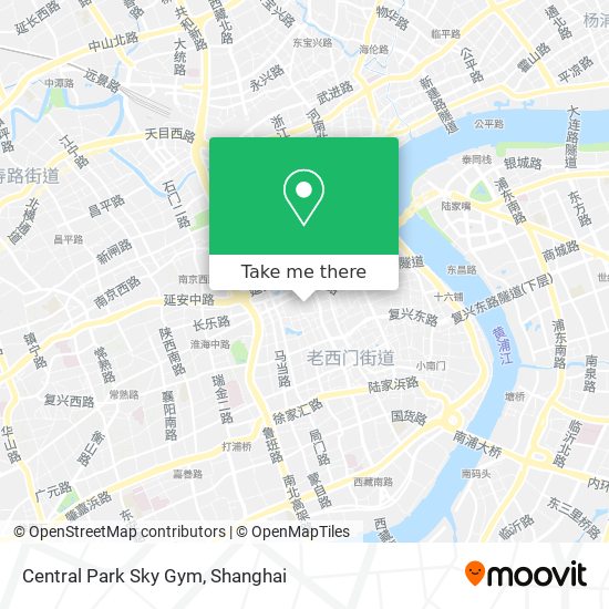 Central Park Sky Gym map