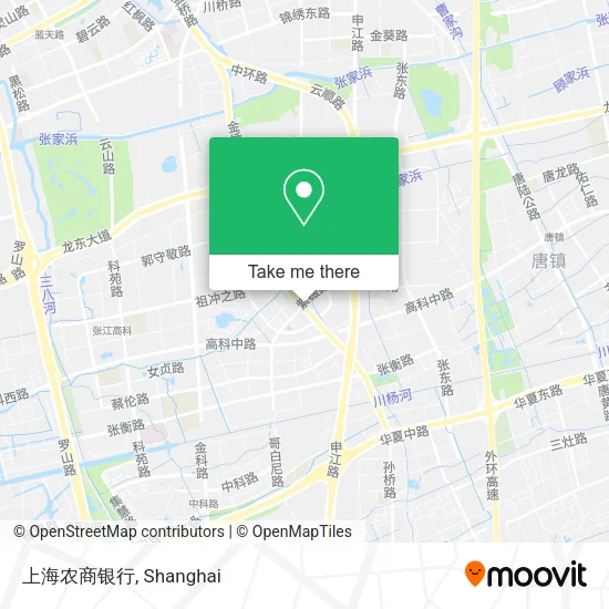 上海农商银行 map