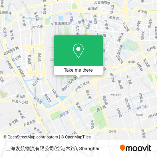 上海发航物流有限公司(空港六路) map