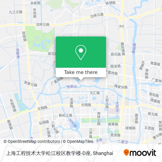 上海工程技术大学松江校区教学楼-D座 map