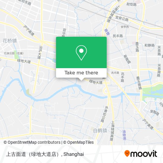 上古面道（绿地大道店） map