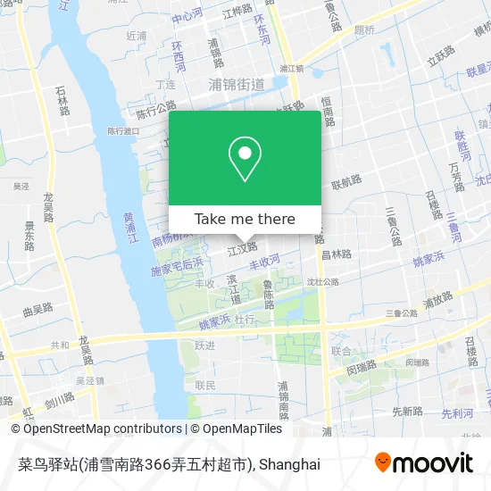 菜鸟驿站(浦雪南路366弄五村超市) map