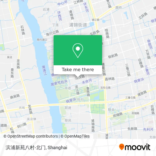 滨浦新苑八村-北门 map