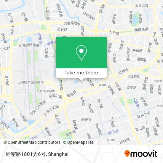 哈密路1801弄6号 map