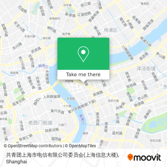 共青团上海市电信有限公司委员会(上海信息大楼) map