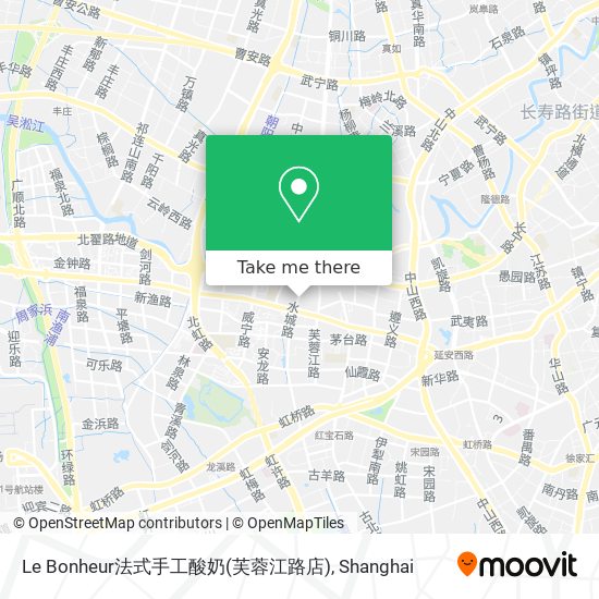 Le Bonheur法式手工酸奶(芙蓉江路店) map