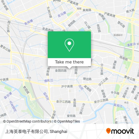 上海英泰电子有限公司 map
