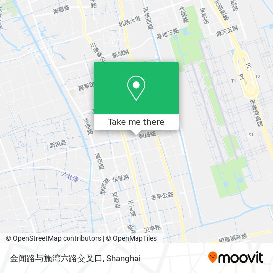 金闻路与施湾六路交叉口 map