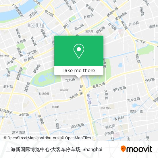 上海新国际博览中心-大客车停车场 map