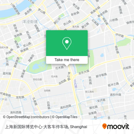 上海新国际博览中心-大客车停车场 map