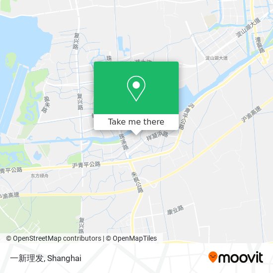 一新理发 map