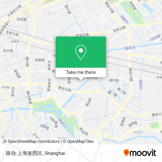 路劲·上海派西区 map