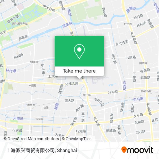 上海派兴商贸有限公司 map