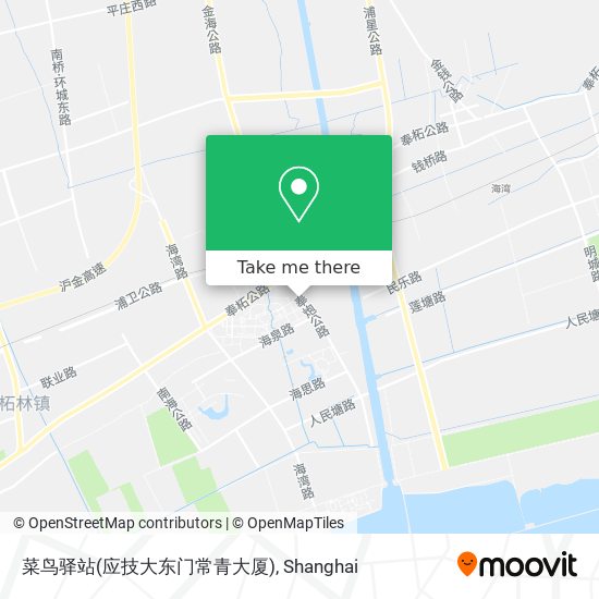 菜鸟驿站(应技大东门常青大厦) map